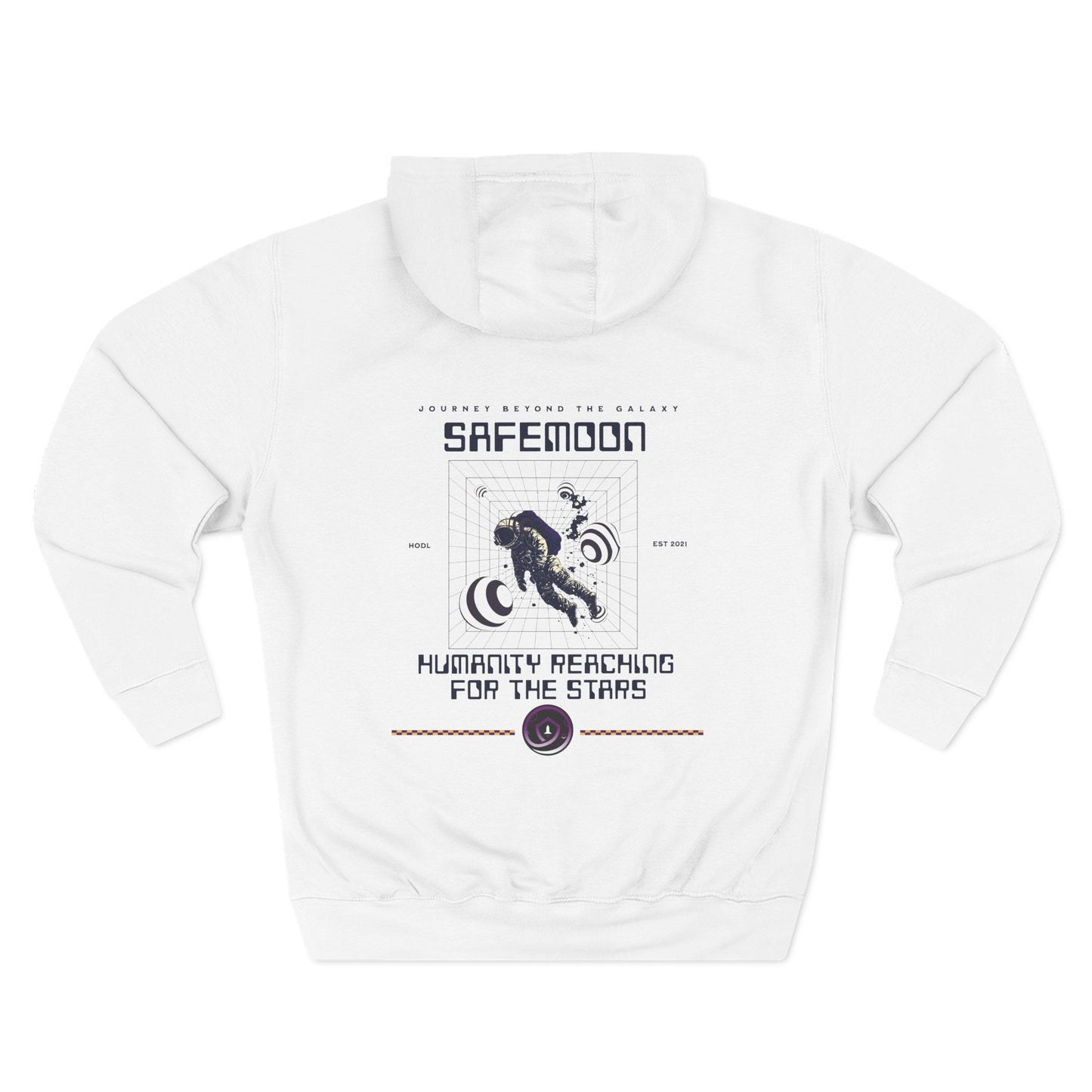Safemoon Astronaut Hoodie — “Humanity Reaching for the Stars” Graphic Hoodie