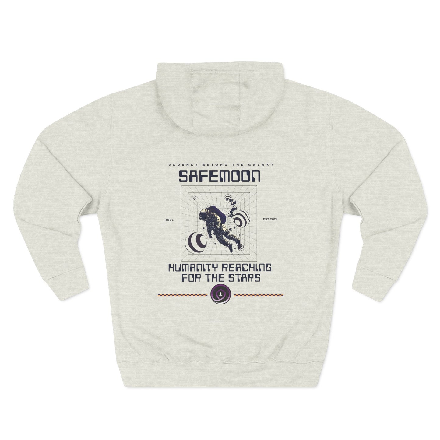 Safemoon Astronaut Hoodie — “Humanity Reaching for the Stars” Graphic Hoodie