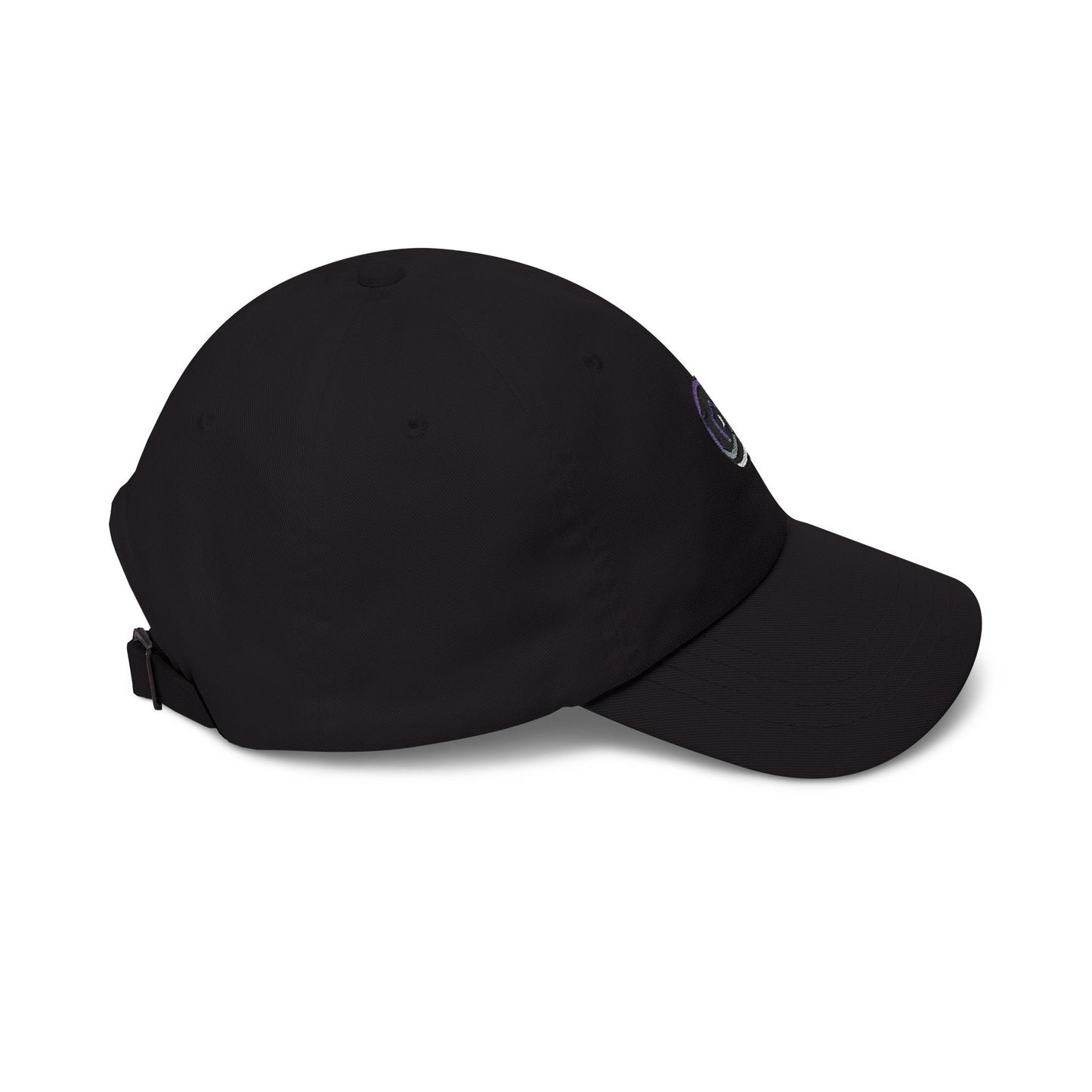 Embroidered Purple Swirl Dad Cap